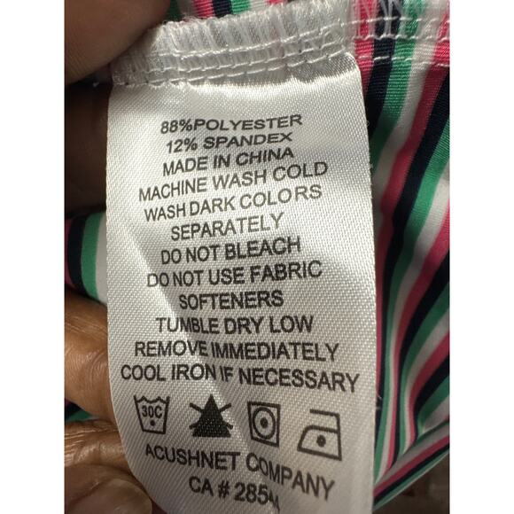 FootJoy Men’s XL Striped Golf Polo Shirt Performance Stretch Moisture Wicking - Picture 6 of 8